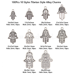 100шт 10 стиля подвески из сплава в тибетском стиле TIBEP-CJ0001-56