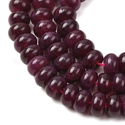 Hilos de abalorios de jade blanco natural&nbsp;G-E507-01-04