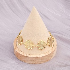 Браслеты из нержавеющей стали 304 для женщин BJEW-D359-02G