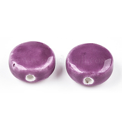 Фарфоровые бусины ручной работы X-PORC-Q215-15x14mm-01