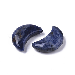 Sodalite naturale a forma di luna che guarisce le pietre di palma da tasca in cristallo&nbsp;X-G-T132-001B