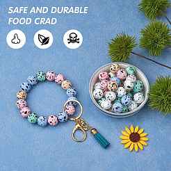 Набор для изготовления круглых силиконовых бусин wewaysmile 50 шт. 5 стиля 15 мм JX486A