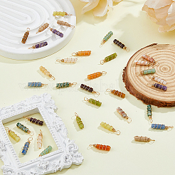 36шт 12 стиля натуральные подвески из драгоценных камней&nbsp;PALLOY-AB00130