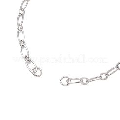 Изготовление браслетов из овальных звеньев латуни толщиной 3.5 мм&nbsp;AJEW-JB01492