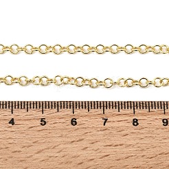 3.5 mm Messing-Roloketten für Damen&nbsp;NJEW-F366-02B