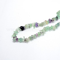 Perline fluorite naturale fili&nbsp;LS-G-O049-B-16