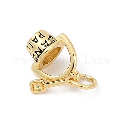 Латунь эмаль подвески KK-U062-39G