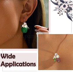 アクリルビーズキャップ100個  花  ミックスカラー  9x10x3mm  穴：1.5mm&nbsp;OACR-CJ0002-75