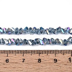 Гальванизируйте прозрачное стекло бисер нитей GLAA-N021-4mm-29