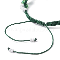 Braccialetti di perline intrecciate con semi di vetro per donna&nbsp;BJEW-MZ00215-02