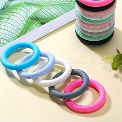 9 anneau de perles focales en silicone écologique de qualité alimentaire&nbsp;JX895C