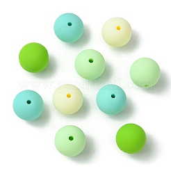 Прорезиненные стиль непрозрачной акриловые бусины&nbsp;MACR-CJC0009-02C