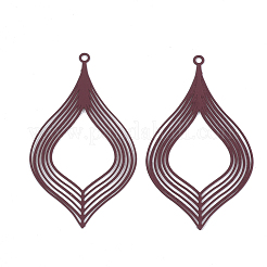 Pendentifs en filigrane d'acier inoxydable 430&nbsp;STAS-S108-09C