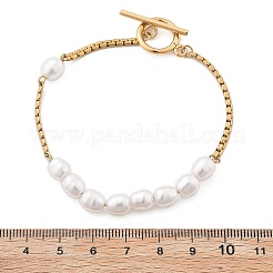 Браслеты из нержавеющей стали 304 boston link chains для женщин&nbsp;BJEW-C089-10G