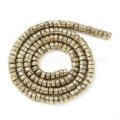 Гальванические нити из синтетических немагнитных гематитовых бусин X-G-U003-16A