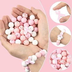 50шт силиконовые фокусные бусины&nbsp;SIL-FS0001-31