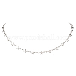 Ожерелья из нержавеющей стали 304 в виде звездных звеньев для женщин&nbsp;NJEW-JN05652