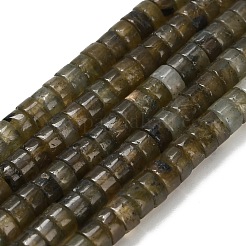 Природные лабрадорита бисер нитей G-Z110-A32-2x4mm