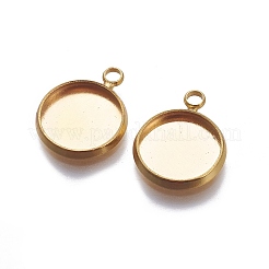 Сеттинги для кулона (кабошонов)&nbsp;KK-WH0033-04G