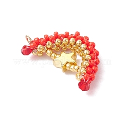 Стеклянные подвески из бисера&nbsp;PALLOY-MZ00897-05