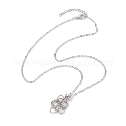 Устойчивая к потускнению 3 шт. 3 стиля 304 нержавеющая сталь кабельная цепь ожерелье изготовление&nbsp;NJEW-JN04934-02