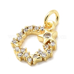 Латунные микро проложить кубического циркония подвески&nbsp;KK-C139-12G