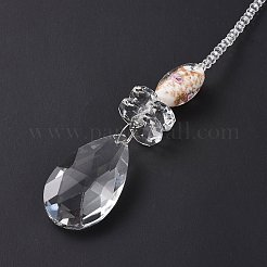 Хрустальная капля бисером настенное украшение кулон украшение&nbsp;HJEW-G019-01D