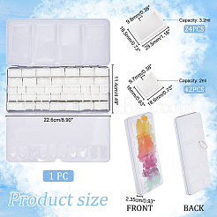 1 шт. железная пустая жестяная коробка для акварели палитра для красок CON-PH0002-94A