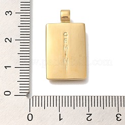 PVD-Vakuumbeschichtung 304 Edelstahlanhänger&nbsp;STAS-S148-31C-G