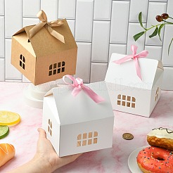 20 набор подарочных коробок для хранения ювелирных изделий из бумаги в форме домика 2 цветов&nbsp;CON-CJ0001-23