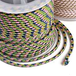 Cordon tressé en polyester de 11 m avec âme en coton et fil métallique&nbsp;OCOR-Z006-01-22