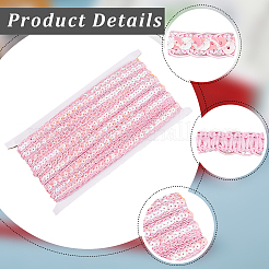 Металлизированная кружевная отделка OCOR-WH20020-24E