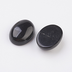 Cabochons à dos plat d'obsidienne naturelle&nbsp;G-G741-18x25mm-20