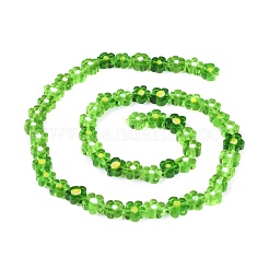 Chapelets de perle de millefiori en verre manuelles&nbsp;LAMP-J035-8mm