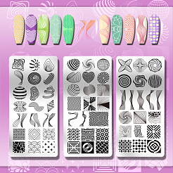 Modelli per nail art fai da te in acciaio inossidabile&nbsp;MRMJ-WH0092-111