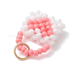 Подвески для сумочек из стеклянного бисера&nbsp;PALLOY-MZ01217-03