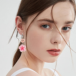 100шт. 2 стиля акриловых бусин в рамке&nbsp;OACR-SP0001-74