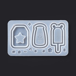 Пищевые силиконовые Молды для бутылок и леденцов в форме мороженого&nbsp;X-SIMO-D001-04