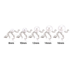 Змея латунная микропаве кубический цирконий чашка колец оправа KK-N274-40P