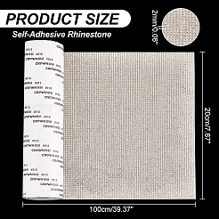 Facettierte halbrunde transparente Acryl-Strass-Aufkleber&nbsp;DIY-WH0399-86