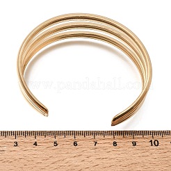 Bracelets manchettes bohèmes en acier inoxydable 304 à une ligne&nbsp;SA-CBA1E89-01A-G