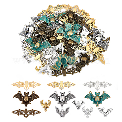 Подвески из цинкового сплава и комплекты звеньев для филигранных столярных изделий&nbsp;PALLOY-PH0013-81