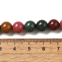 Окрашенные природные малайзии нефрита бисер нитей&nbsp;G-G021-02B-15