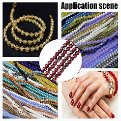 2 нити натуральных гранатовых бусин нити G-GO0001-67