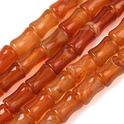 Natürliche rote Achat (gefärbt und erhitzt) Perlenstränge&nbsp;GG-CBA9281-C02-8x12mm