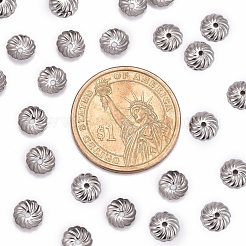 Колпачки для бусин из нержавеющей стали 304 STAS-R083-13