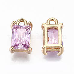 Латунь стекло горный хрусталь подвески&nbsp;X-GLAA-S179-21G-RS