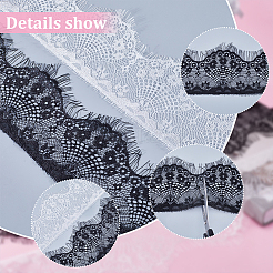 6м 2-х цветные кружевные ленты для ресниц из чинлона OCOR-GF0003-33