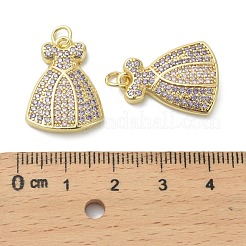 Латунные микро проложить кубического циркония подвески KK-D384-03G-01