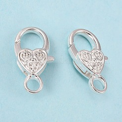 Застежки когтей омара в виде сердца в тибетском стиле K08Y0021